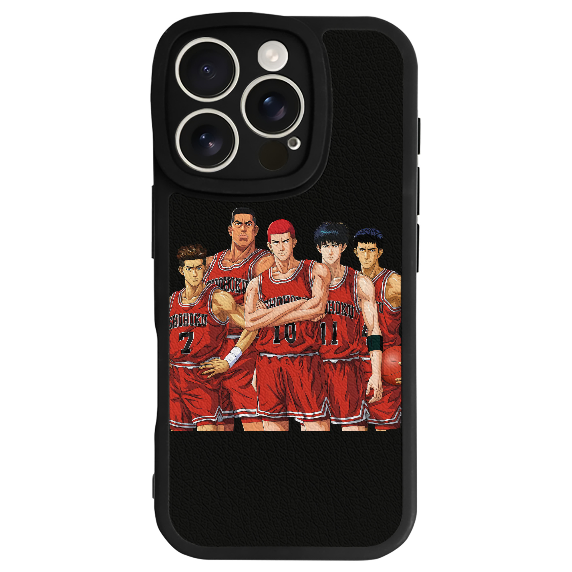 （画像用） SLAM DUNK／スラムダンク 【iPhone 16シリーズ対応】シリコンスマホケース（レザー調） 材質：シリコン